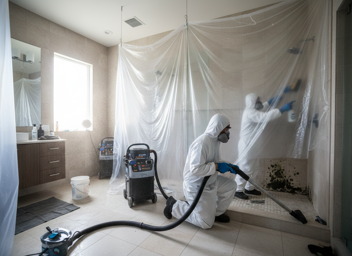 bathroom mold removal service in Porter Ranch