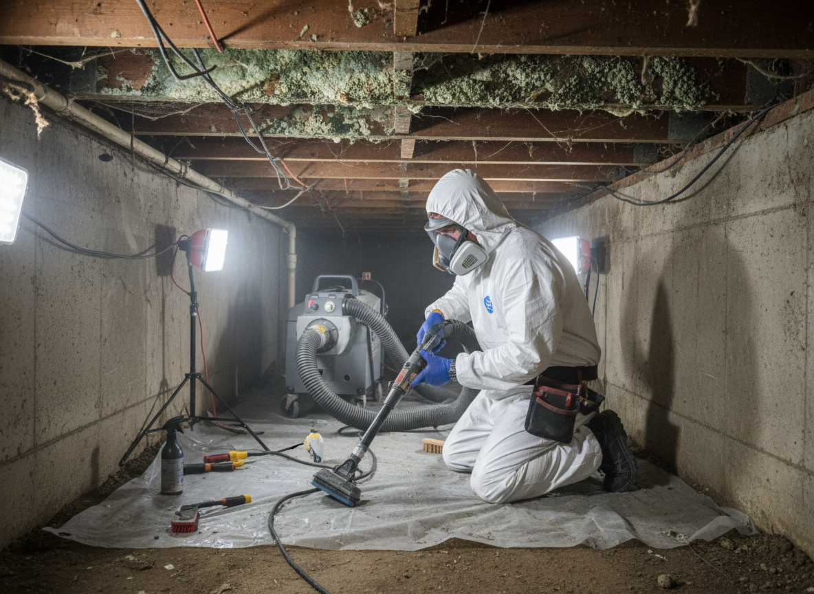 crawl space mold removal in Porter Ranch