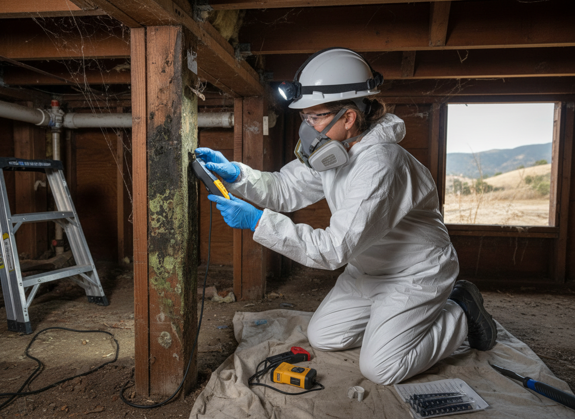Home mold inspection in Porter Ranch