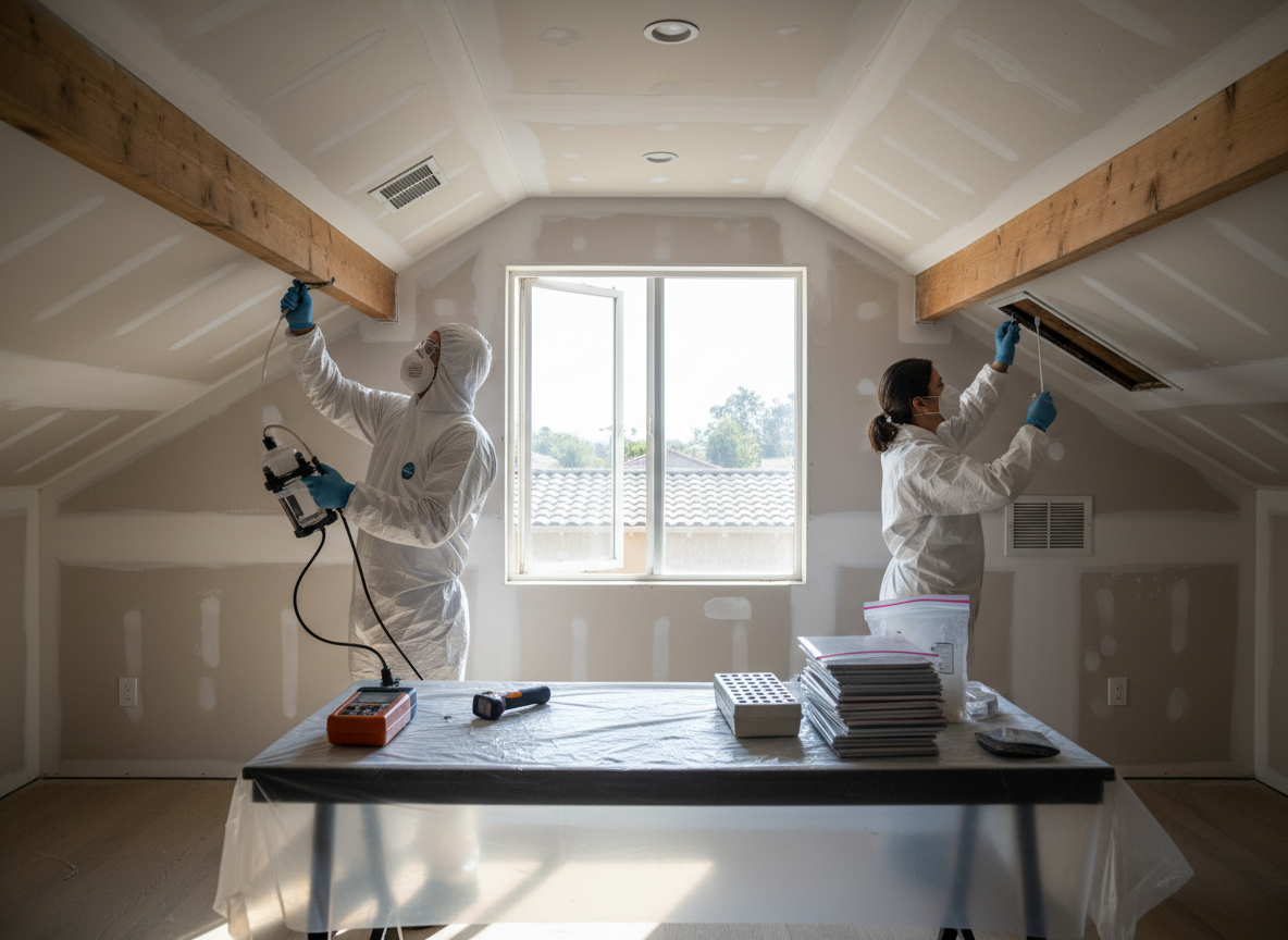 post remediation mold testing in Porter Ranch